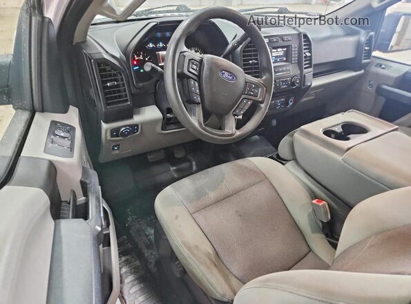 1FTEX1C56JKF06002 2018 FORD F150 Белый Вид панели приборов