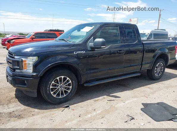 1FTEX1C57JKC69195 2018 FORD F150 Black Przód lewy