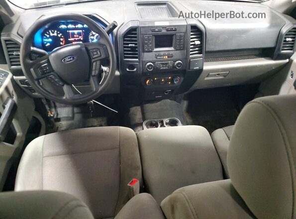 1FTEX1C58JKE85993 2018 FORD F150 Белый Вид панели приборов