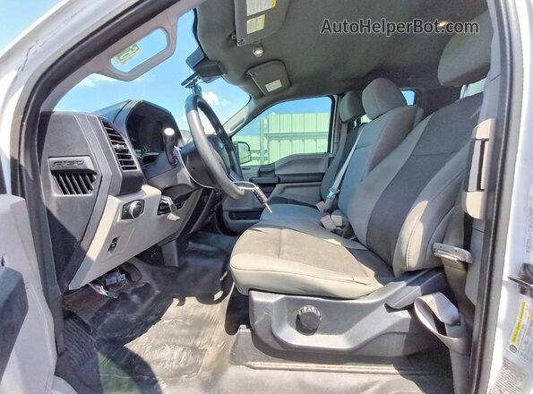 1FTEX1C5XLKE43201 2020 FORD F150 White Widok wnętrza z przodu