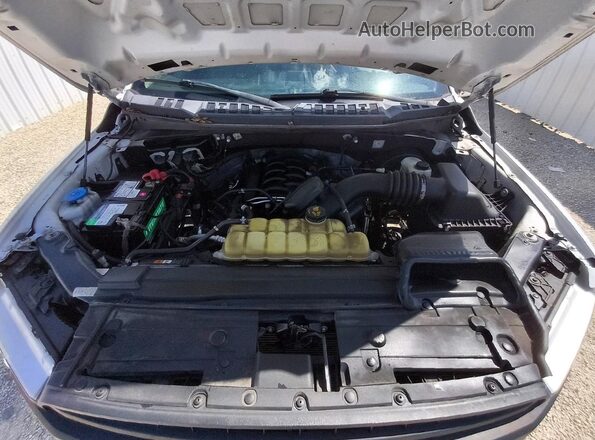 1FTEX1C5XLKE43201 2020 FORD F150 White Widok wnętrza z tyłu
