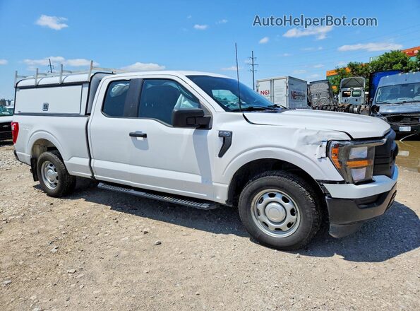 1FTEX1C5XPKE36223 2023 FORD F150 Белый Передняя правая четверть