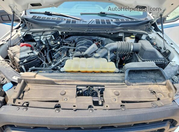 1FTEX1C5XPKE36223 2023 FORD F150 Белый Вид задней части салона