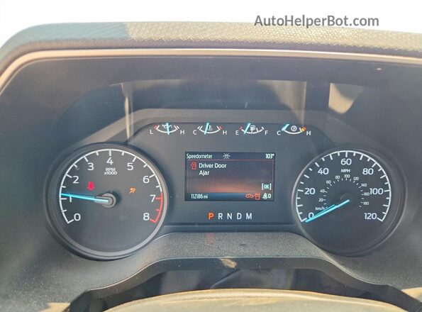 1FTEX1C5XPKE36223 2023 FORD F150 Белый Вид щитка приборов