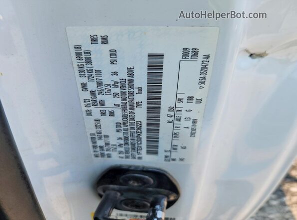 1FTEX1C5XPKE36223 2023 FORD F150 Белый Вид подкапотного пространства