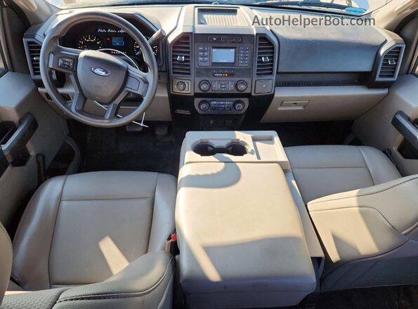 1FTEX1C80GFA76687 2016 FORD F150 White Vista del salpicadero