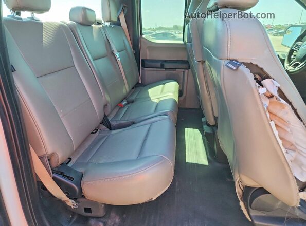 1FTEX1C80GFD01545 2016 FORD F150 White Vista de los asientos traseros
