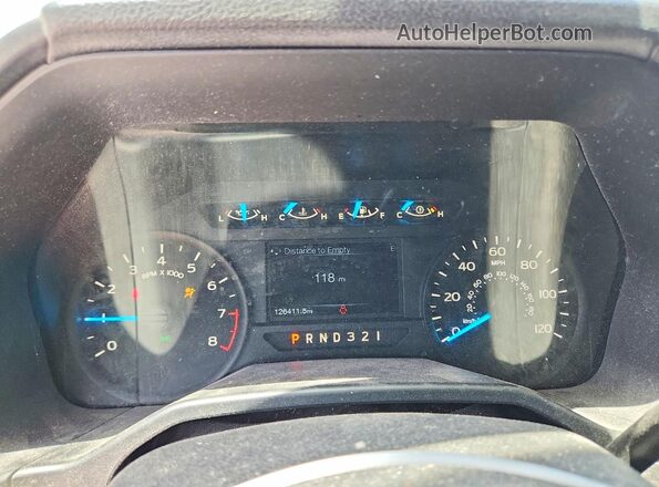 1FTEX1C81GFB36573 2016 FORD F150 Gray Սարքավորումների վահանակի տեսք