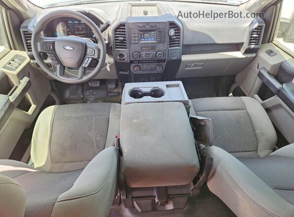 1FTEX1C81GFB36573 2016 FORD F150 Gray Առջևի վահանակի տեսք