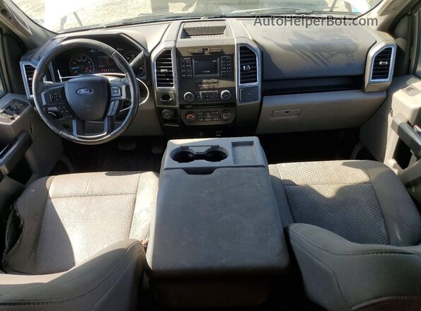 1FTEX1C81GKF05911 2016 FORD F150 White Առջևի վահանակի տեսք