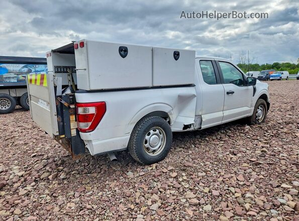 1FTEX1C81NKE06325 2022 FORD F150 Белый Задняя правая четверть