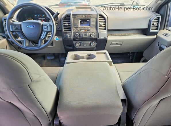 1FTEX1C82GFA61186 2016 FORD F150 Черный Вид панели приборов