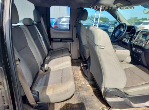 1FTEX1C82GFA61186 2016 FORD F150 Черный Вид задних сидений