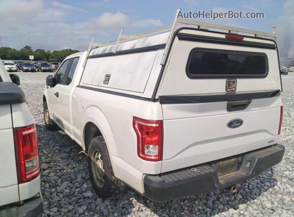 1FTEX1C82GFB19717 2016 FORD F150 White Trasero izquierdo
