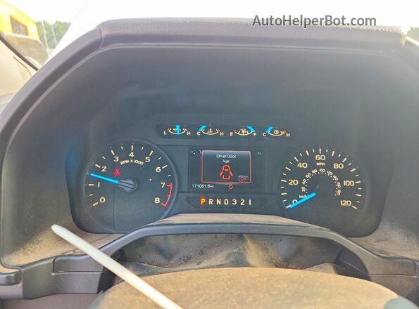1FTEX1C82GFB19717 2016 FORD F150 White Vista del cuadro de instrumentos