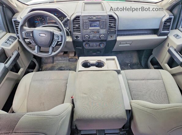 1FTEX1C84GKE84634 2016 FORD F150 White Вид панелі приладів