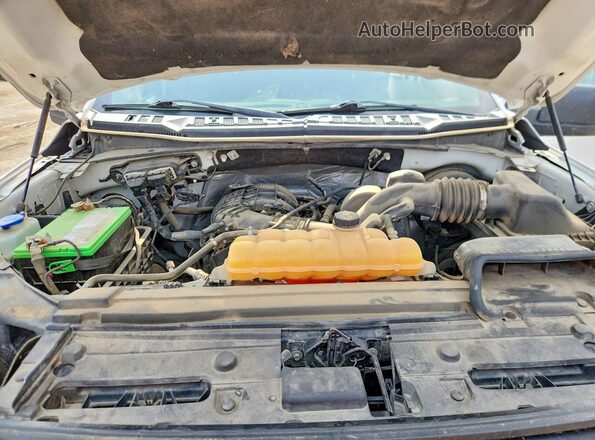 1FTEX1C84GKE84634 2016 FORD F150 White Вид задньої частини салону