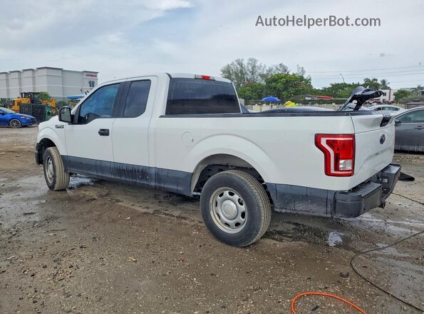 1FTEX1C84HFA21516 2017 FORD F150 White Հետևի ձախ