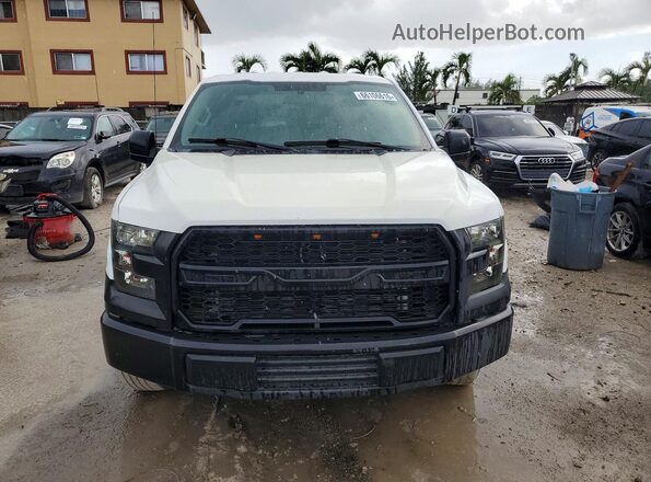 1FTEX1C84HFA21516 2017 FORD F150 White Դիմացի տեսք