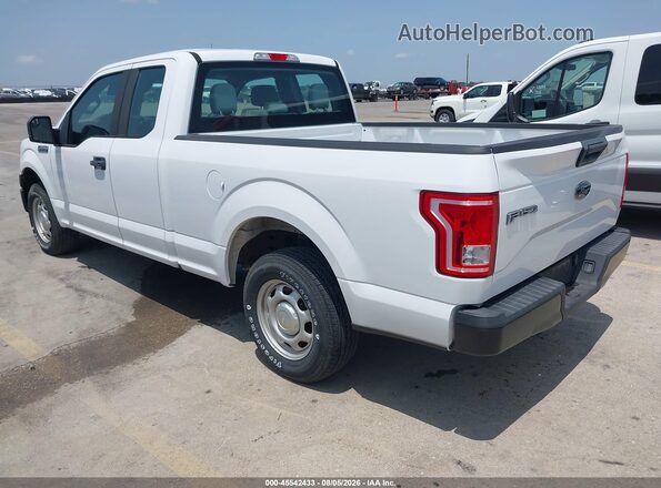 1FTEX1C86HKD49723 2017 FORD F150 Белый Задняя левая четверть