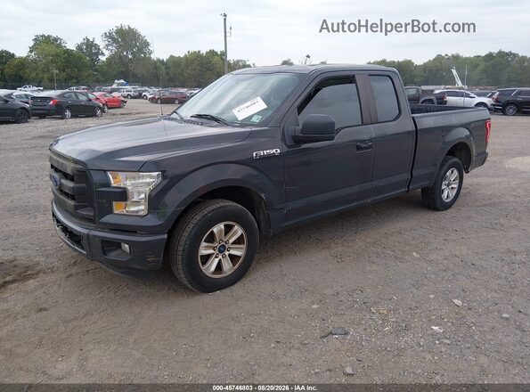 1FTEX1C87GFA51074 2016 FORD F150 Gray წინა მარცხენა ხედი სამი მეოთხედიდან