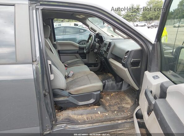 1FTEX1C87GFA51074 2016 FORD F150 Gray წინა სალონის ხედი
