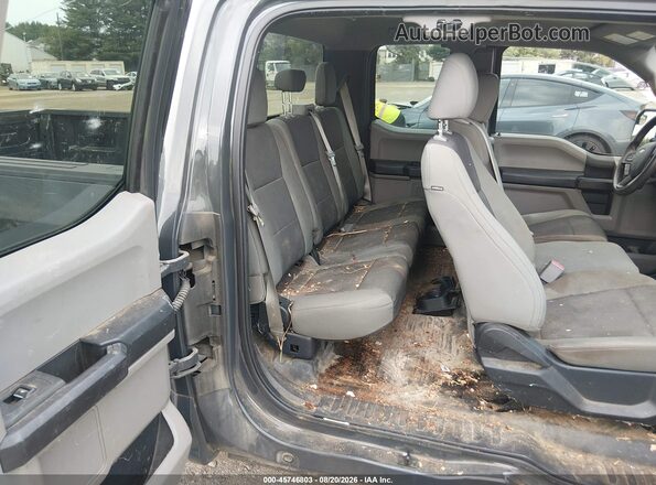 1FTEX1C87GFA51074 2016 FORD F150 Gray VIN კოდის სტიკერის ხედი