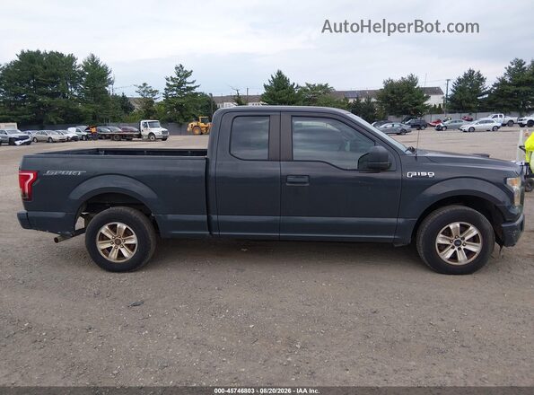 1FTEX1C87GFA51074 2016 FORD F150 Gray უკანა სალონის ხედი