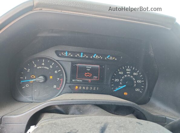 1FTEX1C87GFB20989 2016 FORD F150 Silver Vista del cuadro de instrumentos