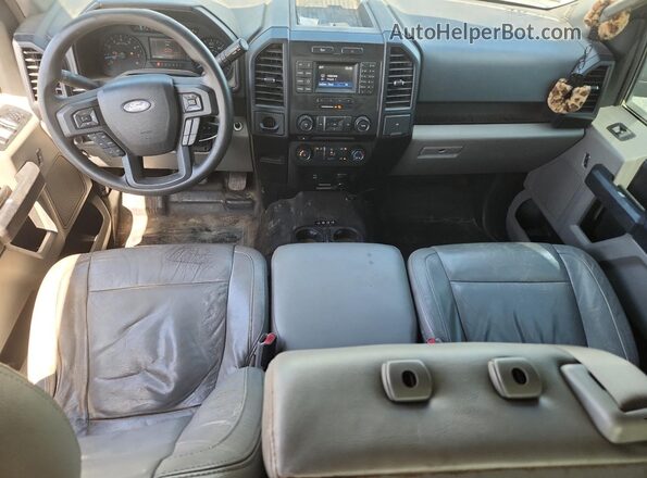 1FTEX1C87GFB20989 2016 FORD F150 Silver Vista del salpicadero
