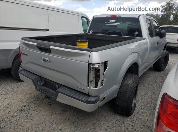 1FTEX1C87GFB20989 2016 FORD F150 Silver Trasero derecho