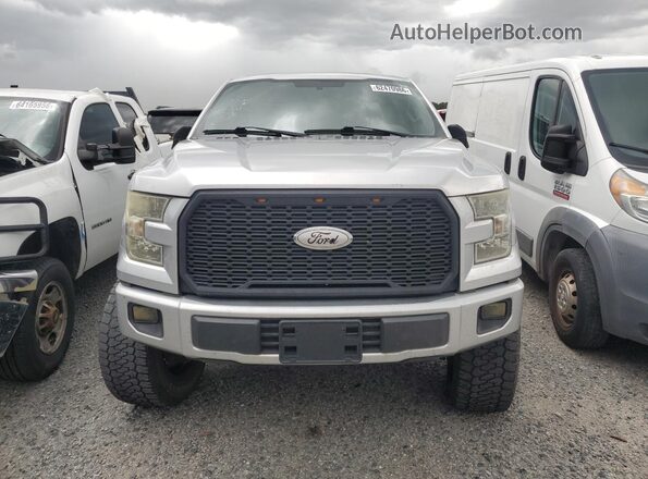 1FTEX1C87GFB20989 2016 FORD F150 Silver Vista frontal