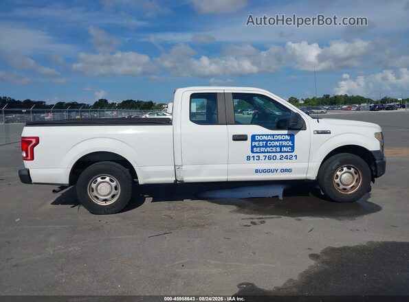 1FTEX1C8XGFA83016 2016 FORD F150 White უკანა სალონის ხედი