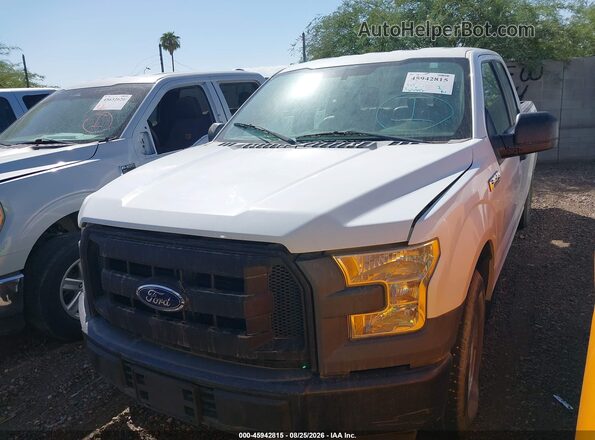 1FTEX1C8XHKC08380 2017 FORD F150 White Przód lewy