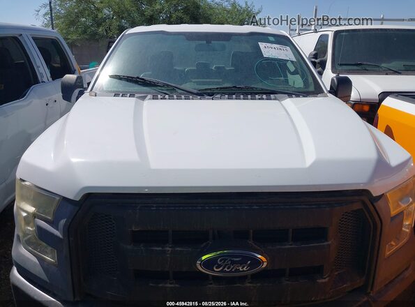 1FTEX1C8XHKC08380 2017 FORD F150 White Widok z przodu