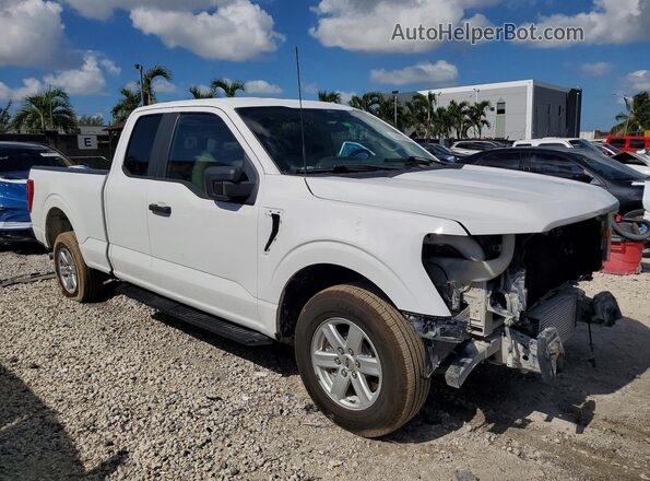 1FTEX1C8XMKE52069 2021 FORD F150 Белый Передняя правая четверть
