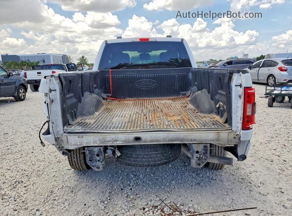 1FTEX1C8XMKE52069 2021 FORD F150 Белый Вид сзади