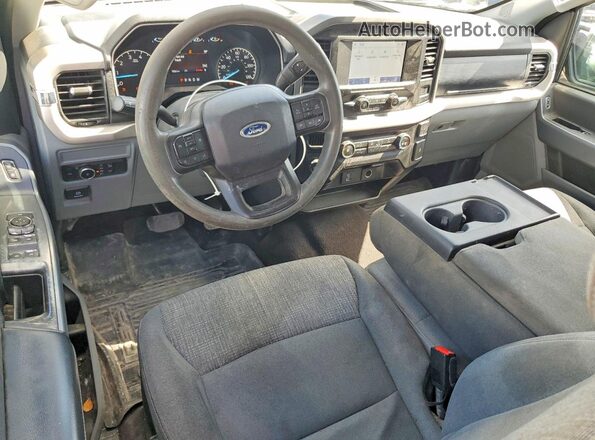 1FTEX1C8XMKE52069 2021 FORD F150 Белый Вид панели приборов