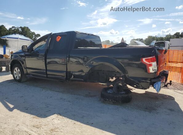 1FTEX1CB0JFA27878 2018 FORD F150 Black Trasero izquierdo