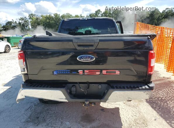 1FTEX1CB0JFA27878 2018 FORD F150 Black Vista trasera