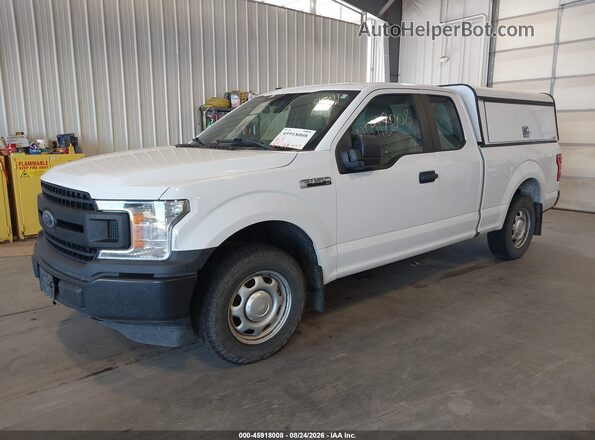 1FTEX1CB0JKE82057 2018 FORD F150 Белый Передняя левая четверть