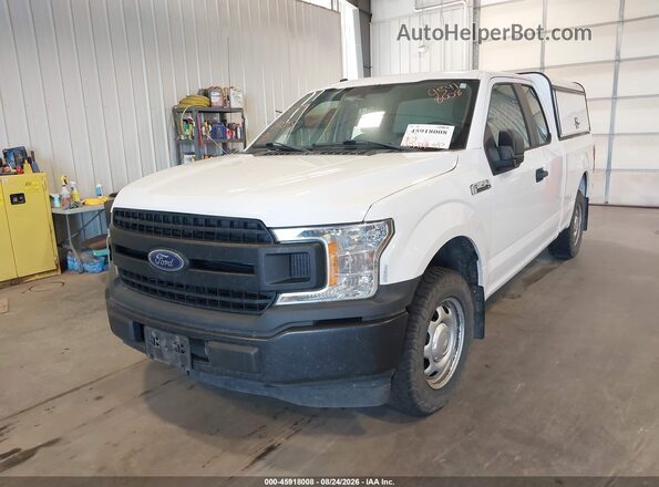 1FTEX1CB0JKE82057 2018 FORD F150 Белый Вид спереди