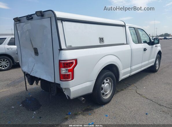 1FTEX1CB0JKE82074 2018 FORD F150 White Tył prawy