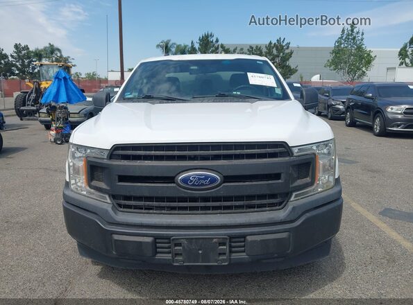 1FTEX1CB0JKE82074 2018 FORD F150 White Widok wnętrza 360 stopni