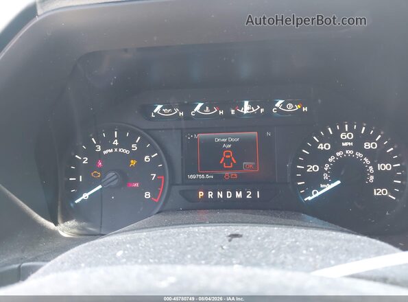 1FTEX1CB0JKE82074 2018 FORD F150 White Widok tylnych siedzeń