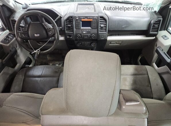 1FTEX1CB0JKF29524 2018 FORD F150 White Widok komory silnika