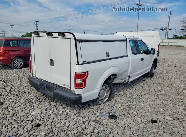 1FTEX1CB0JKF29524 2018 FORD F150 White Tył prawy