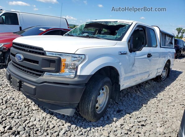 1FTEX1CB0JKF29524 2018 FORD F150 White Trasero izquierdo