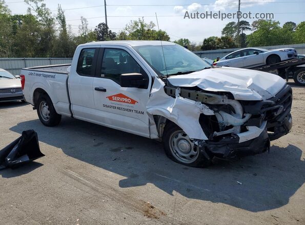 1FTEX1CB0MKD85137 2021 FORD F150 White Առջևի աջ