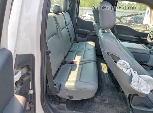 1FTEX1CB0MKD85137 2021 FORD F150 White Հետևի նստատեղերի տեսք